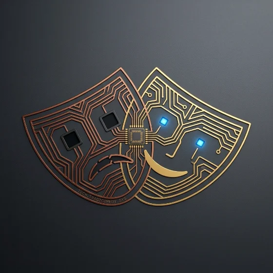 Кібер-техніка I - AI logo remake
