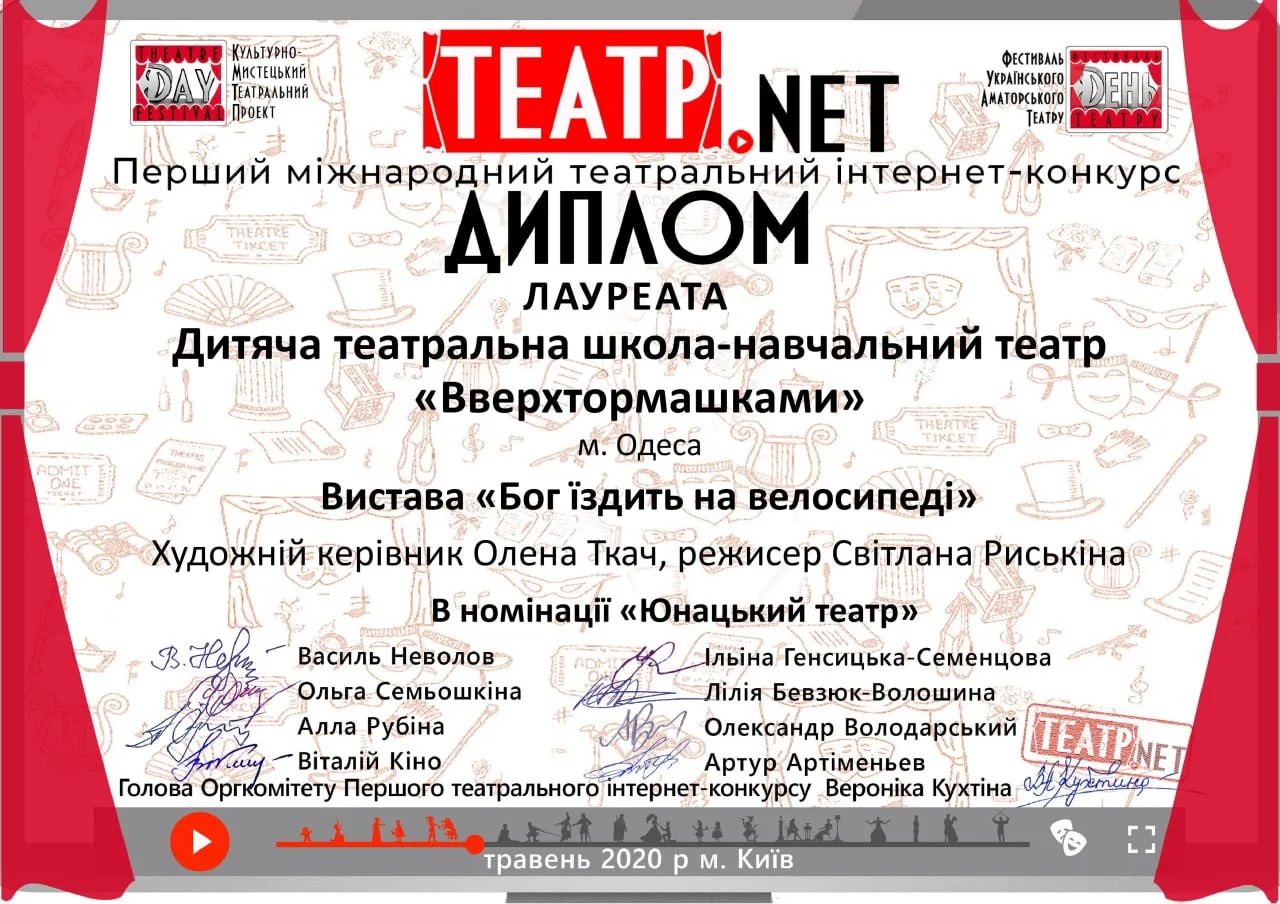 Дипломи — Театр.NET
